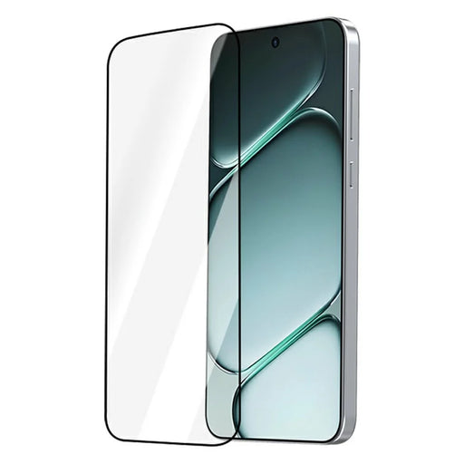 LEREACH 2Pcs For OnePlus Ace 6 5G Tempered Glass Full Screen Protector Anti-Fingerprint Film with Dust-Free Installation Tool - Black - 2