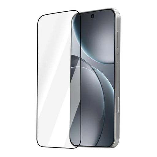 LEREACH 2Pcs For Oppo Find X9s 5G / Find X9 5G Tempered Glass Full Screen Protector Anti-Fingerprint Film with Dust-Free Installation Tool - Black - 2