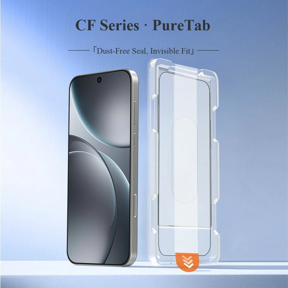 LEREACH 2Pcs For Oppo Find X9s 5G / Find X9 5G Tempered Glass Full Screen Protector Anti-Fingerprint Film with Dust-Free Installation Tool - Black - 3