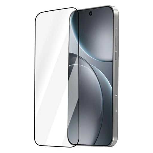 LEREACH For Oppo Find X9 Pro 5G Tempered Glass Full Screen Protector Anti-Fingerprint Film with Dust-Free Installation Tool - Black - 2