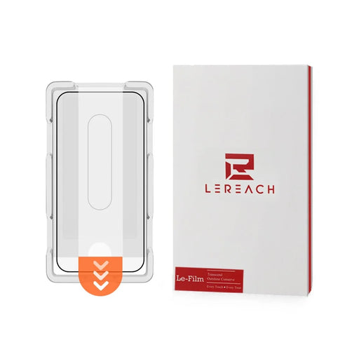 LEREACH For Oppo Find X9 Ultra 5G Tempered Glass Full Screen Protector Anti-Fingerprint Film with Dust-Free Installation Tool - Black - 1