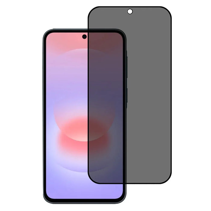 For Samsung Galaxy A37 5G Privacy Screen Protector Silk Printing Anti Spy Tempered Glass Film - Black - 1