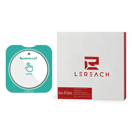 LEREACH For vivo X300 Ultra 5G Camera Lens Protector Full Cover High Aluminium-silicon Glass Lens Film with Auto-Align Installation Frame - Transparent with Black Circle - 1