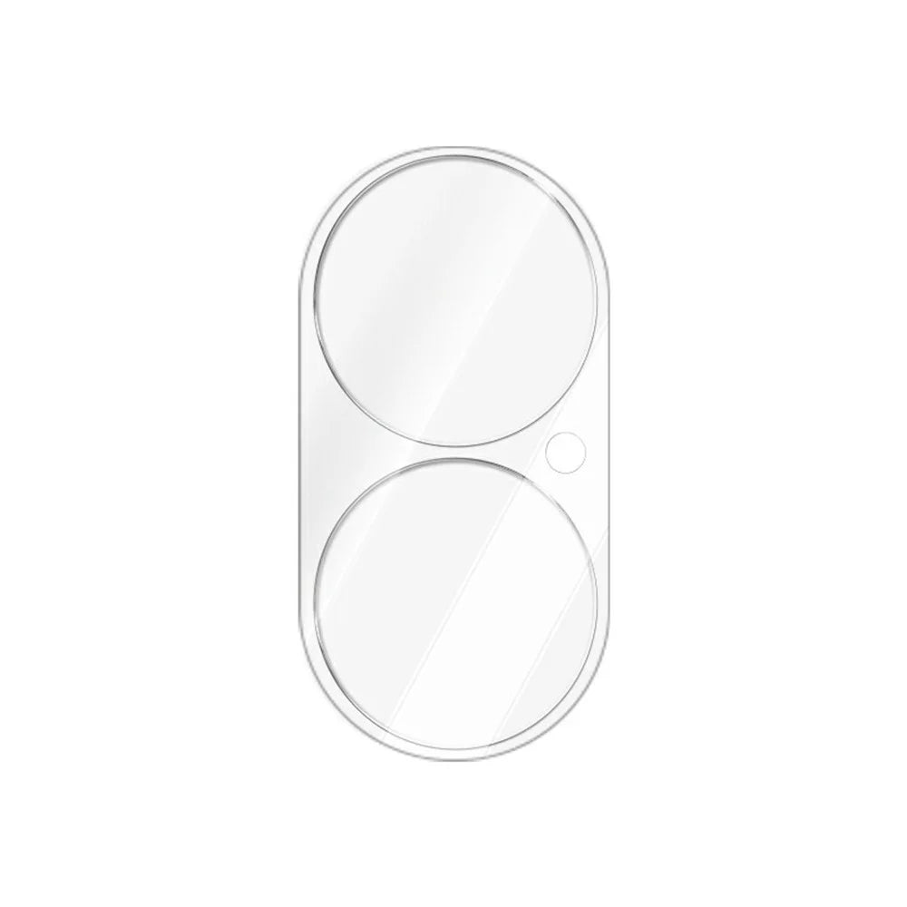 LEREACH 2Pcs for iPhone 16 Plus Camera Lens Protector 3D Full Coverage Tempered Glass Acrylic One-Piece Lens Film - Transparent - 2