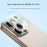 LEREACH 2Pcs for iPhone 16 Pro Max Camera Lens Protector 3D Full Coverage Tempered Glass Acrylic One-Piece Lens Film - Transparent - 7