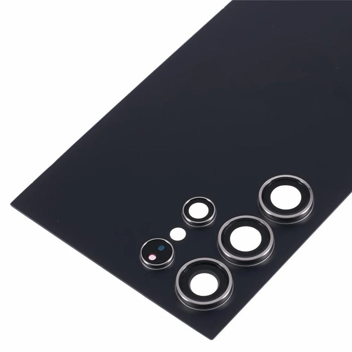 For Samsung Galaxy S24 Ultra S928 OEM Battery Housing with Camera Lens Cover - Black - 6