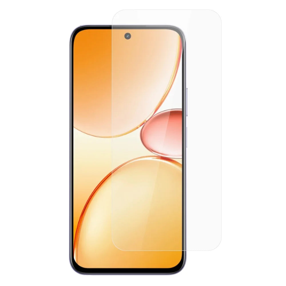 For Realme C100 4G Screen Protector 0.3mm Arc Edge Tempered Glass Film, Not Complete Coverage - Transparent - 1