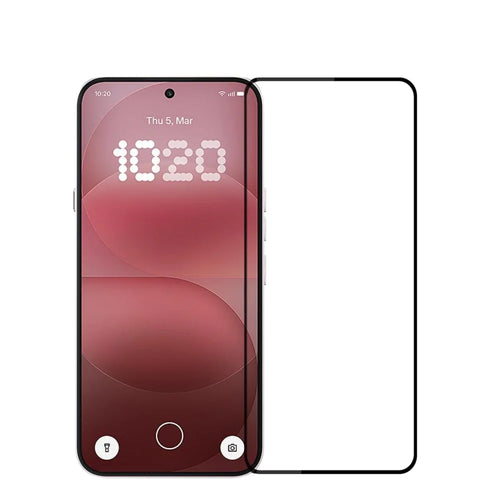 PINWUYO For Nothing Phone (4a) Pro Tempered Glass Film JK Series-2 9H Full Glue Full Screen Protector - Black - 1