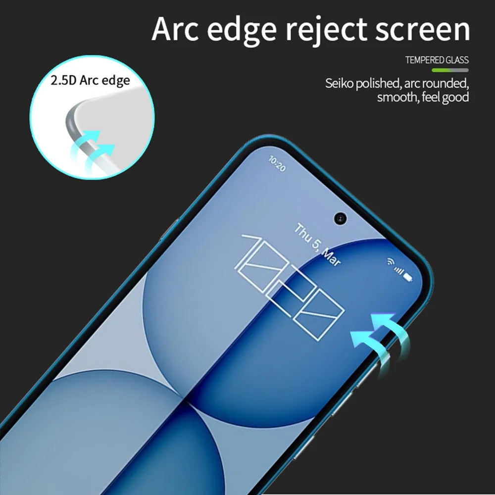 PINWUYO For Nothing Phone (4a) Tempered Glass Film JK Series-2 9H Full Glue Full Screen Protector - Black - 2