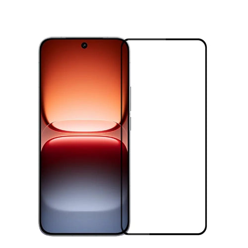 PINWUYO For vivo iQOO 15 5G Tempered Glass Film JK Series-2 9H Full Glue Full Screen Protector - Black - 1