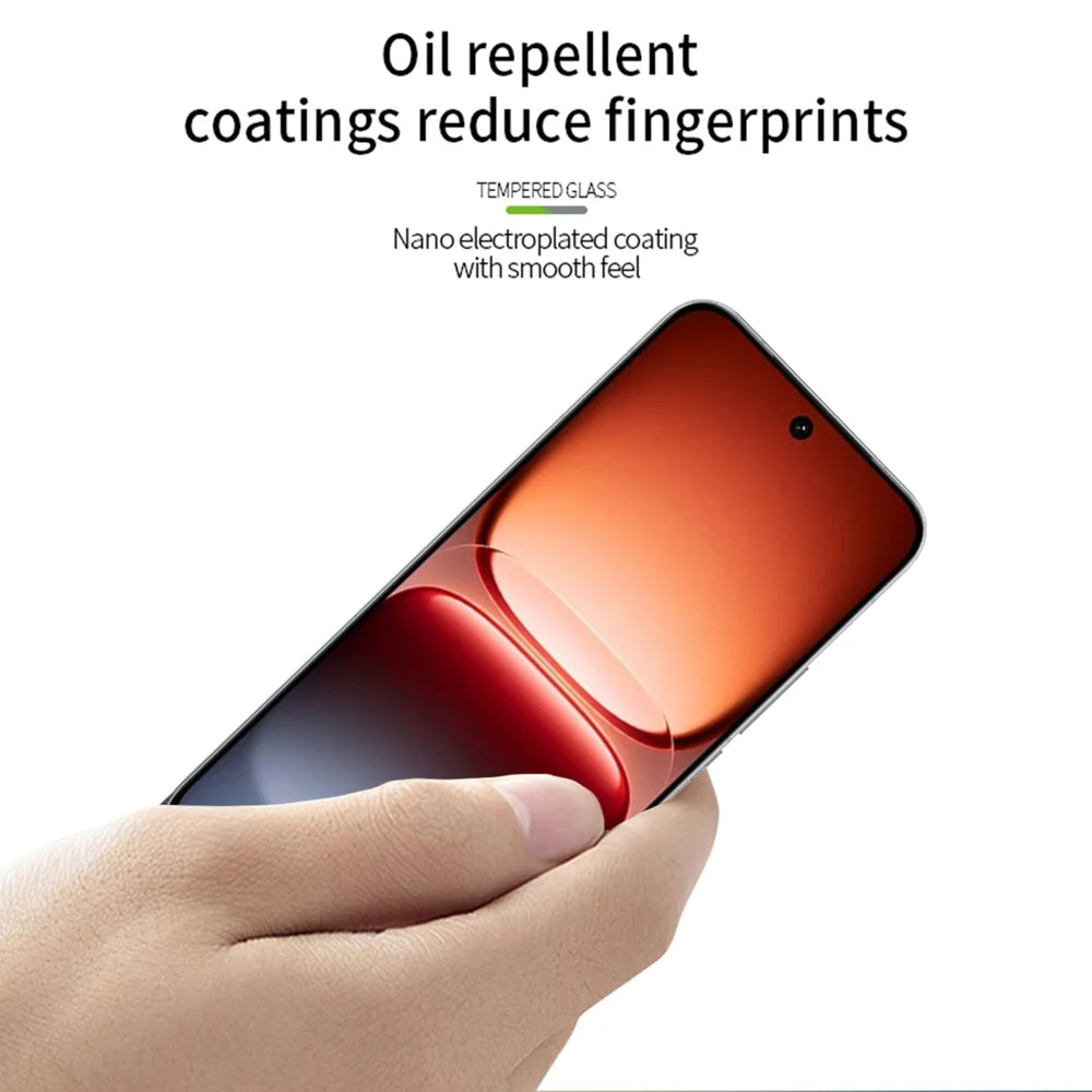 PINWUYO For vivo iQOO 15 5G Tempered Glass Film JK Series-2 9H Full Glue Full Screen Protector - Black - 4