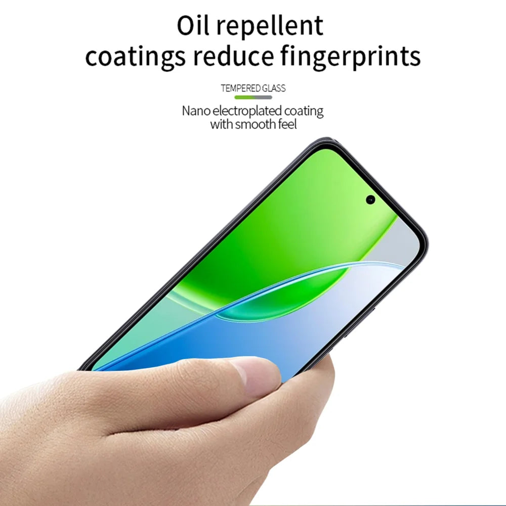 PINWUYO For vivo Y51 Pro 5G / vivo Y31d 4G Tempered Glass Film JK Series-2 9H Full Glue Full Screen Protector - Black - 4