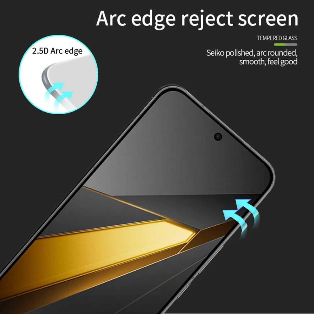 PINWUYO For Oppo K15 Pro 5G Tempered Glass Film JK Series-2 9H Full Glue Full Screen Protector - Black - 2