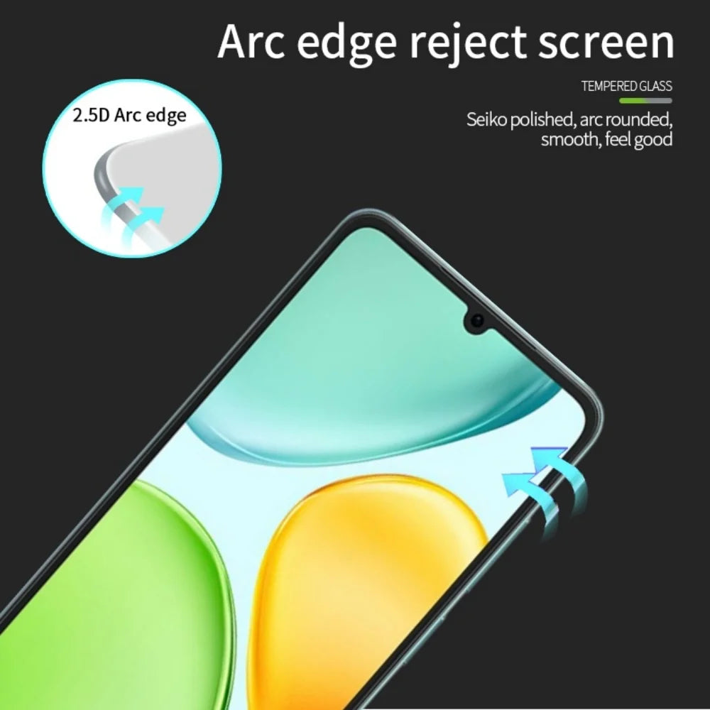 PINWUYO For Honor 500 Smart 5G / Honor X6d 5G Tempered Glass Film JK Series-2 9H Full Glue Full Screen Protector - Black - 2