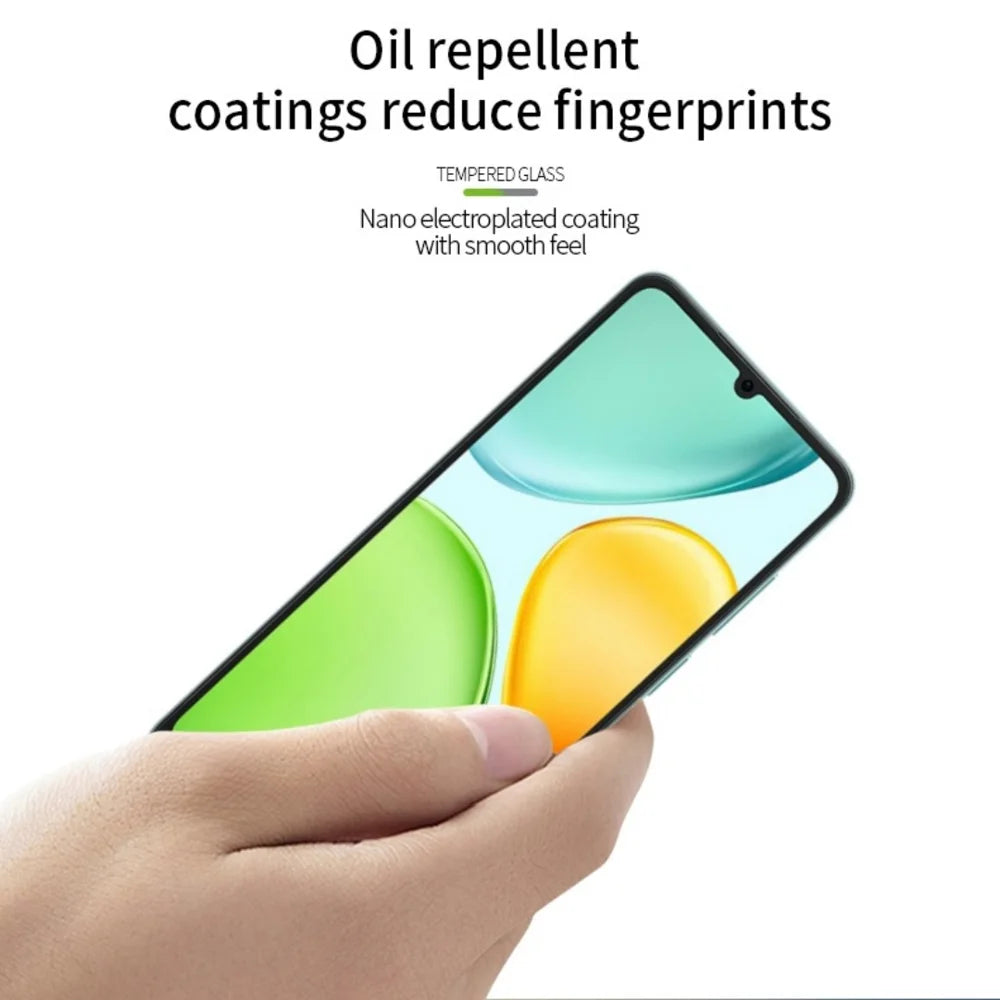 PINWUYO For Honor 500 Smart 5G / Honor X6d 5G Tempered Glass Film JK Series-2 9H Full Glue Full Screen Protector - Black - 4