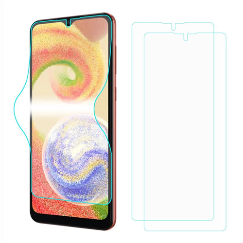 ENKAY HAT PRINCE For Samsung Galaxy A04 4G (164.4mm) / A04s 4G (164.7mm) 2Pcs TPE+PET+TPU Flexible Hydrogel Screen Protector Full Coverage Full Glue - 1