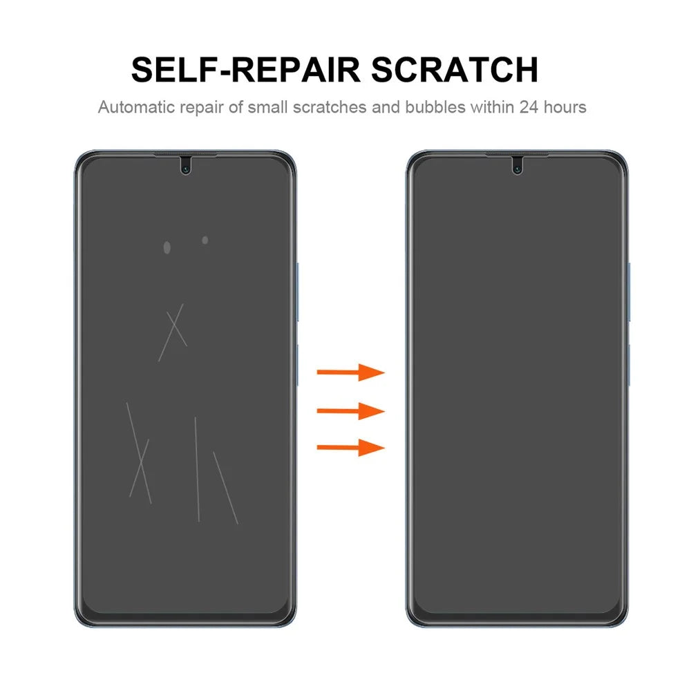ENKAY HAT PRINCE For Samsung Galaxy A04 4G (164.4mm) / A04s 4G (164.7mm) 2Pcs TPE+PET+TPU Flexible Hydrogel Screen Protector Full Coverage Full Glue - 3
