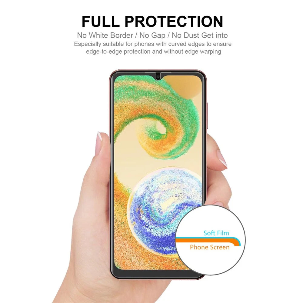 ENKAY HAT PRINCE For Samsung Galaxy A04 4G (164.4mm) / A04s 4G (164.7mm) 2Pcs TPE+PET+TPU Flexible Hydrogel Screen Protector Full Coverage Full Glue - 4