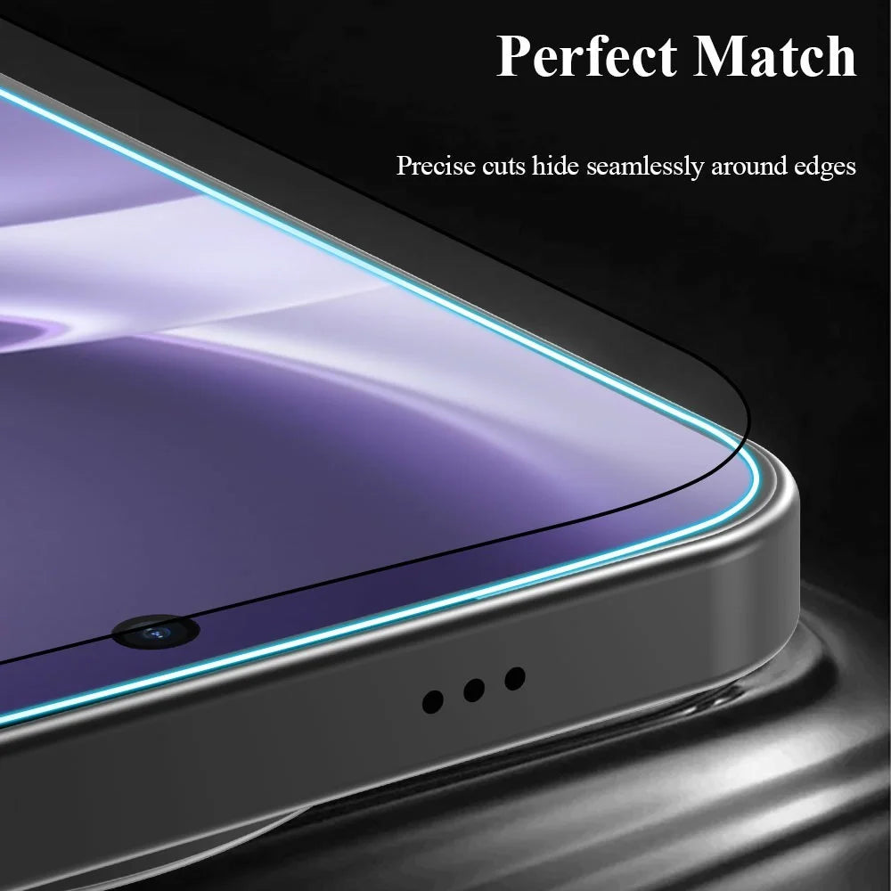 LEREACH 2Pcs For vivo X300 Pro 5G Tempered Glass Full Screen Protector Anti-Fingerprint Film with Dust-Free Installation Tool - Black - 7
