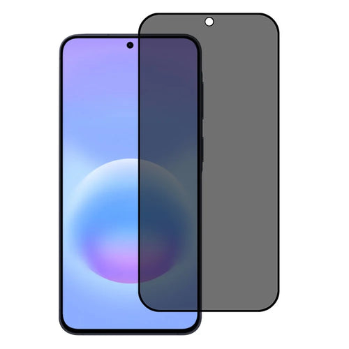 For Samsung Galaxy A57 5G Full Cover Privacy Screen Protector Black Edge Full Glue Matte Anti-Spy Tempered Glass Film - Black - 1
