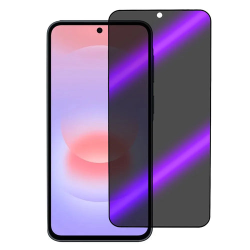 For Samsung Galaxy A37 5G Full Cover Privacy Screen Protector 180 Degree Anti Spy Silk Printing Anti-blue-ray Tempered Glass Film - 1