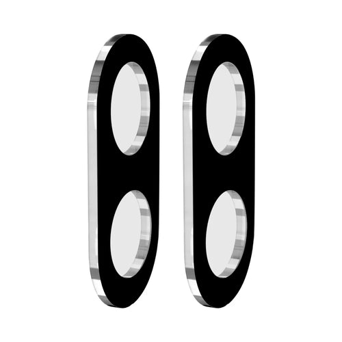 Hat Prince for Samsung Galaxy Z Flip8 2Pcs Camera Lens Protector ENKAY Hat-Prince Integrated Tempered Glass Lens Film - Black - 1