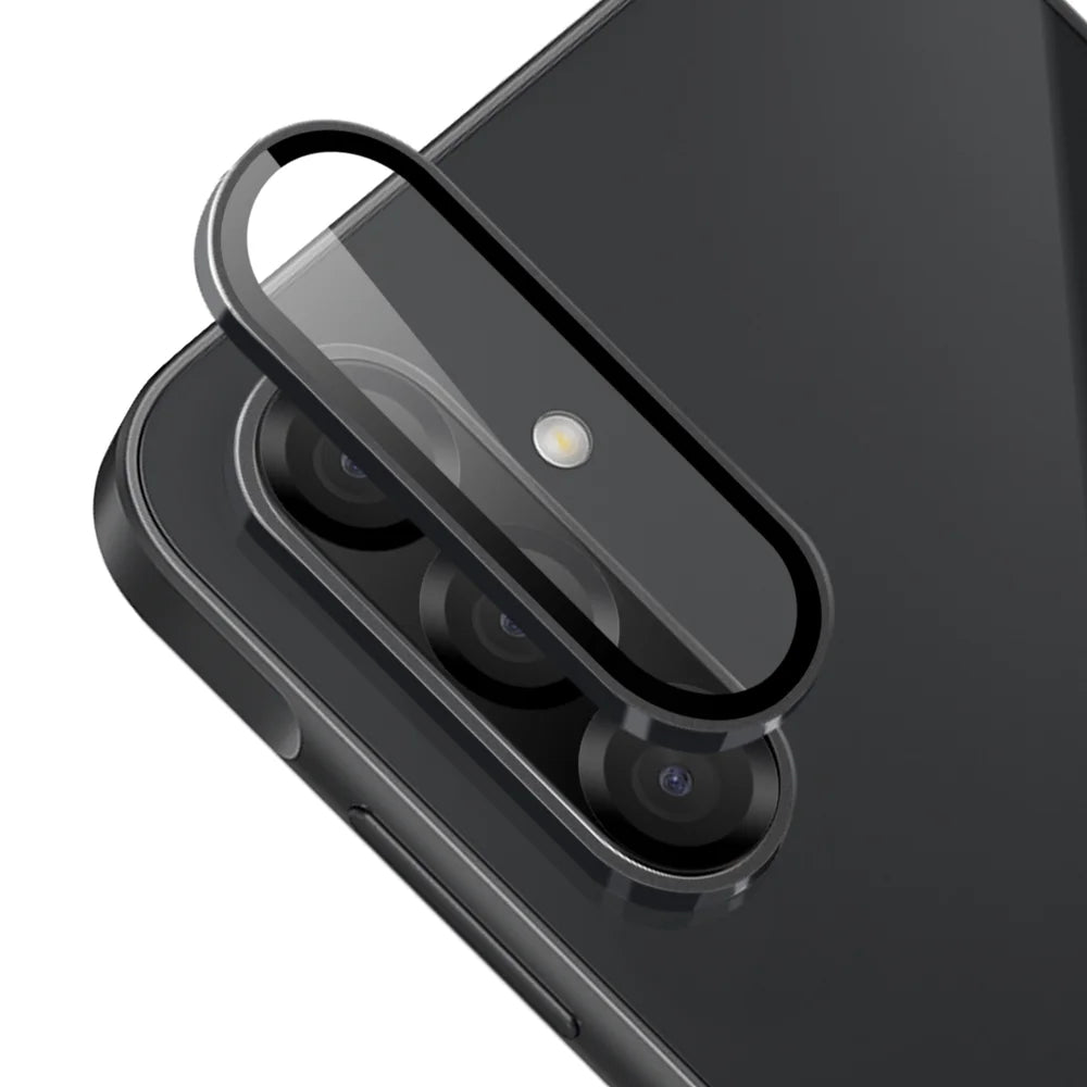 Hat Prince for Samsung Galaxy A27 5G Camera Lens Protector ENKAY HAT PRINCE Metal Ring Lens Film - Black - 1
