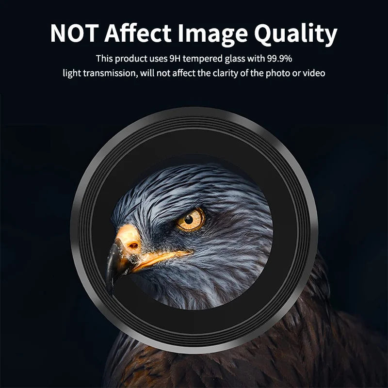 Hat Prince for Samsung Galaxy Z Fold8 Ultra Camera Lens Protector ENKAY HAT PRINCE Metal Ring Lens Film - Black - 4