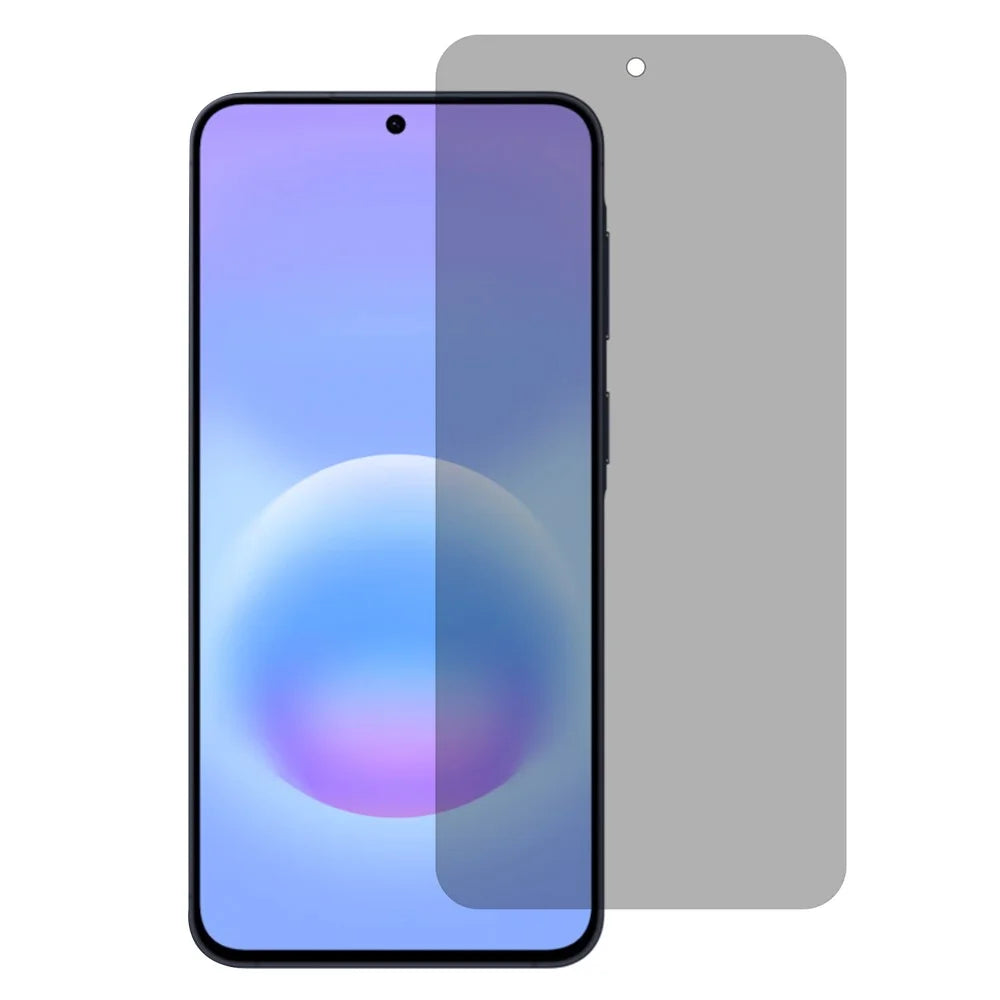 For Samsung Galaxy A57 5G Tempered Glass Silk Printing 360° Anti-spy Full Coverage Screen Protector - Black - 1