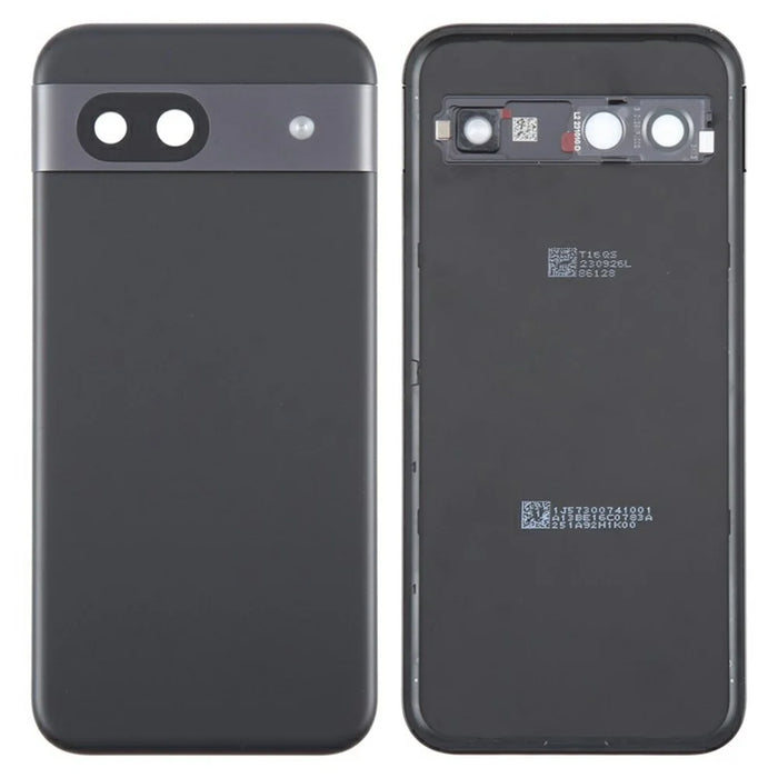 For Google Pixel 8a OEM Battery Housing with Camera Lens Cover - Black - 1