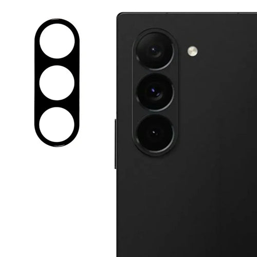 For Samsung Galaxy Z Fold8 Ultra Tempered Glass Lens Protector Silk Printing Full Coverage Camera Lens Film - Black - 1