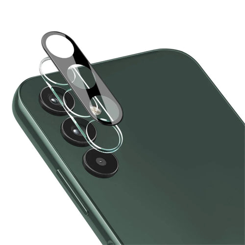 IMAK For Samsung Galaxy A34 5G Tempered Glass Lens Film + Acrylic Lens Cap HD Clear Anti-scratch Camera Lens Protector (Black Version) - 1