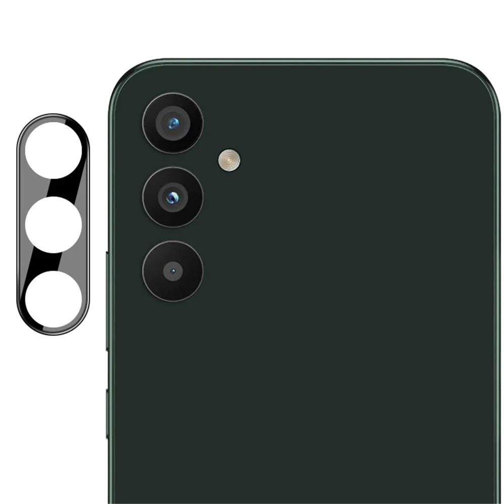 IMAK For Samsung Galaxy A34 5G Tempered Glass Lens Film + Acrylic Lens Cap HD Clear Anti-scratch Camera Lens Protector (Black Version) - 5