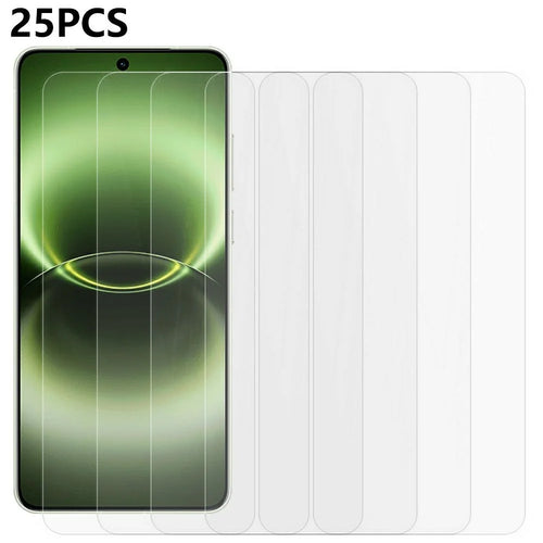 25Pcs For vivo X300 Ultra 5G Screen Protector Full Glue Tempered Glass High Definition Film (NOT Complete Covering) (No Package, with Wipes Set, Dust-absorber, Guide Sticker) - Transparent - 1