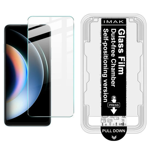IMAK H Series For Huawei Enjoy 90 / Enjoy 90 Plus Tempered Glass Screen Protector Film with Dust-free Installation Tool - Transparent - 1