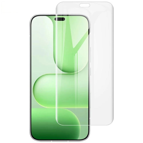 IMAK Hydrogel Film 4th For Honor 600 Lite 5G / X80i 5G Full Screen Protector Ultra Clear Full Glue Soft TPU Film (Fingerprint Unlock) - Transparent - 1