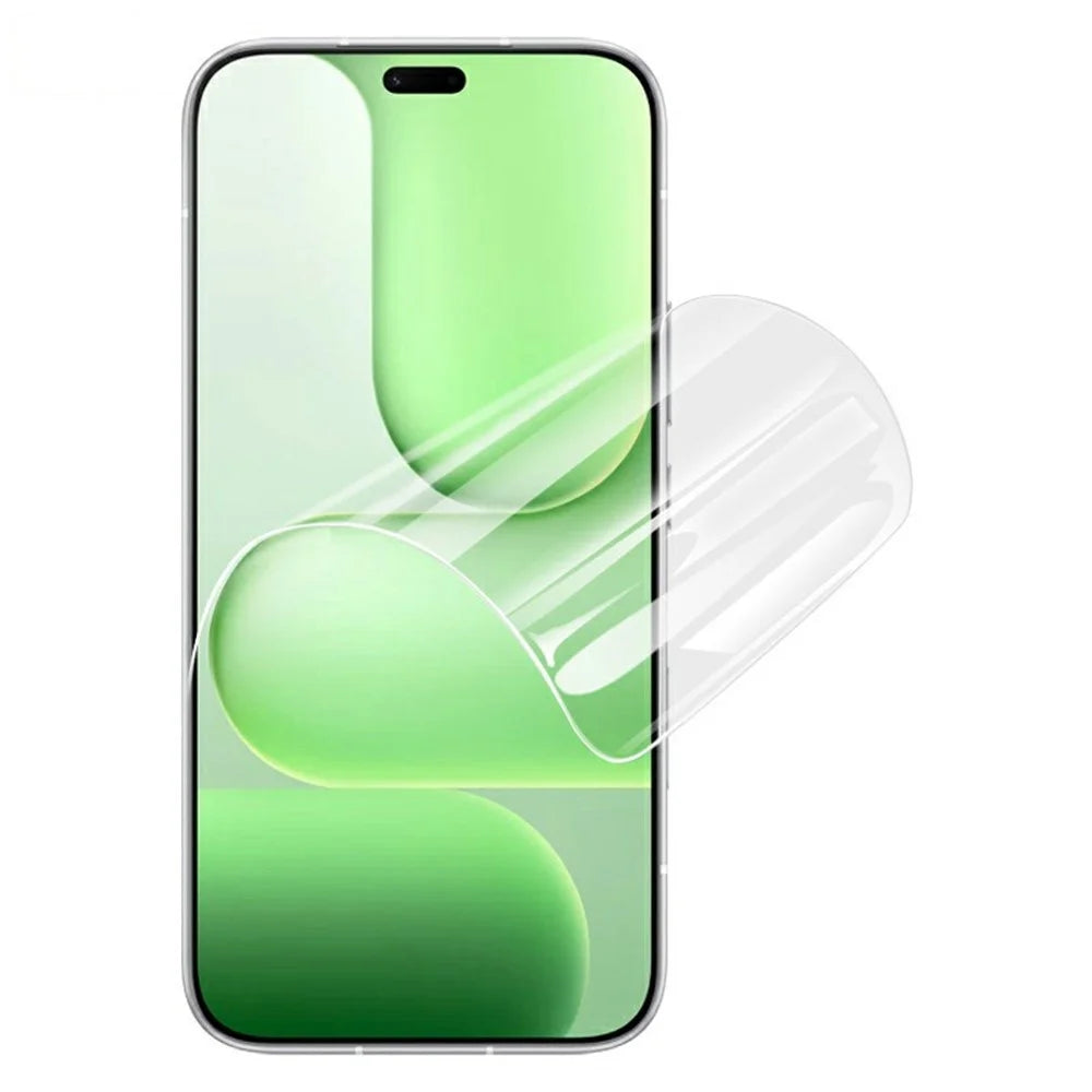 IMAK Hydrogel Film 4th For Honor 600 Lite 5G / X80i 5G Full Screen Protector Ultra Clear Full Glue Soft TPU Film (Fingerprint Unlock) - Transparent - 2