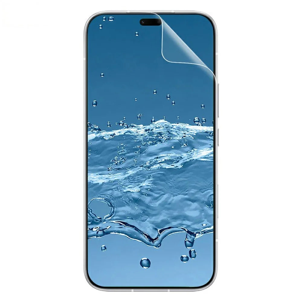 IMAK Hydrogel Film 4th For Honor 600 Lite 5G / X80i 5G Full Screen Protector Ultra Clear Full Glue Soft TPU Film (Fingerprint Unlock) - Transparent - 7