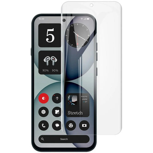 IMAK Hydrogel Film 4th For Nothing Phone (4a) Full Screen Protector Ultra Clear Full Glue Soft TPU Film (Fingerprint Unlock) - Transparent - 1