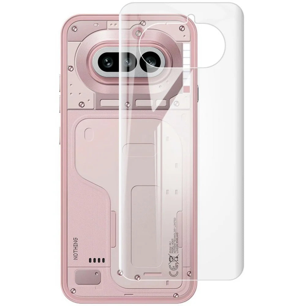 IMAK Hydrogel Film 4th for Nothing Phone (4a) TPU Back Screen Protector Anti-Scratch Phone Back Cover Film - Transparent - 1