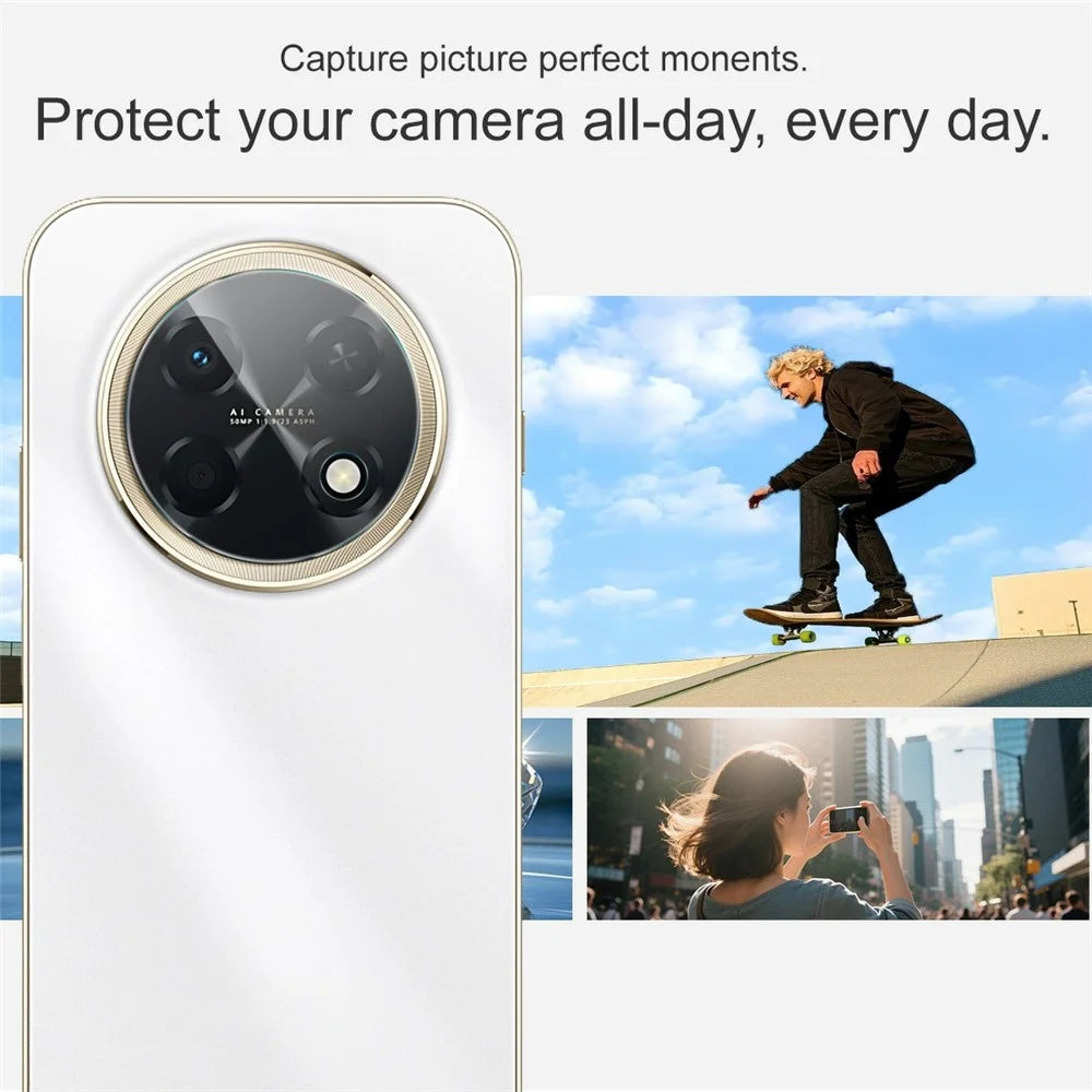 IMAK For Huawei nova 15 Max / Enjoy 90 Pro Max Camera Lens Protector Slim Tempered Glass Full Coverage Lens Film - Transparent - 5