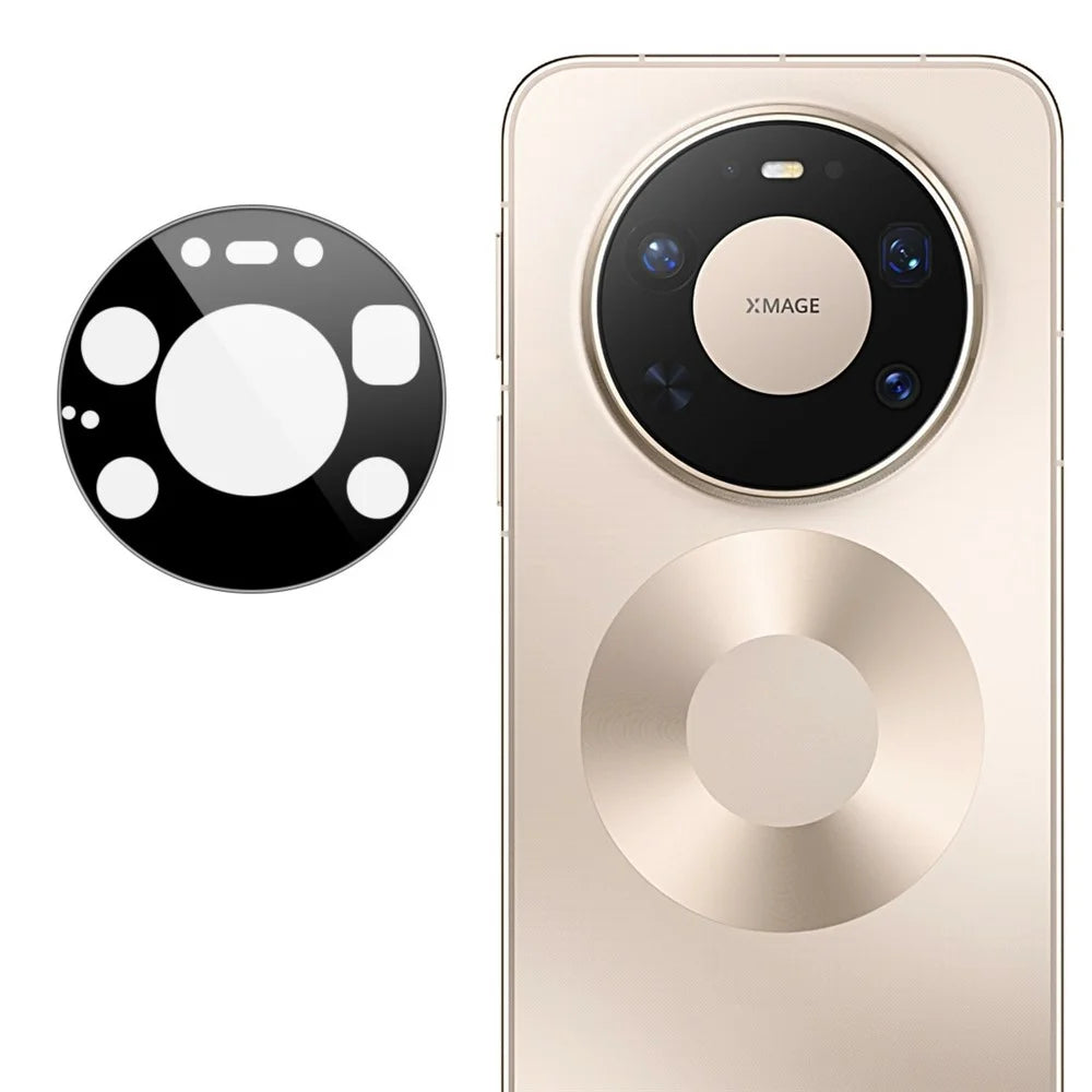 IMAK For Huawei Mate 80 Pro Max Wind Camera Lens Protector Tempered Glass HD Clear Full Cover Lens Film - Black - 1