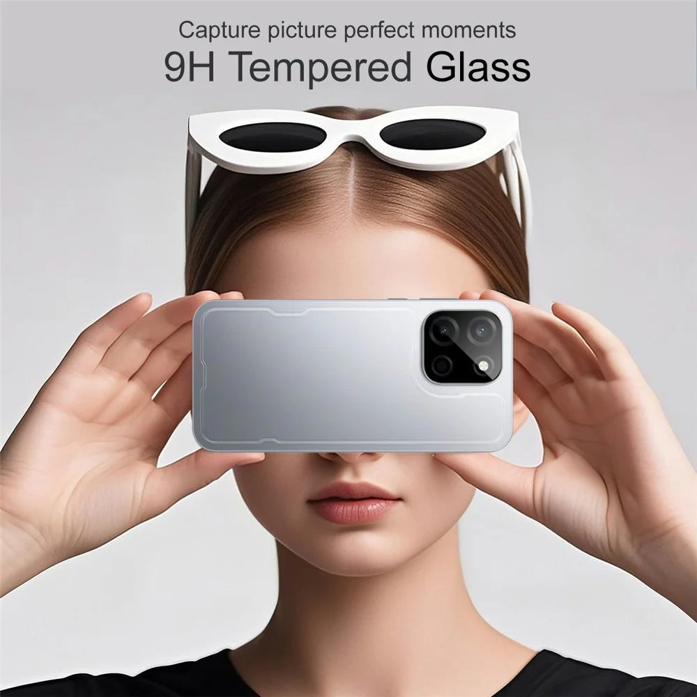 IMAK For OnePlus Nord 6 5G  /  Turbo 6 5G Camera Lens Protector Tempered Glass HD Clear Full Cover Lens Film - Black - 3