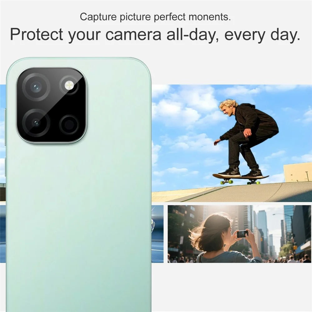 IMAK For OnePlus Nord 6 5G  /  Turbo 6 5G Camera Lens Protector Tempered Glass HD Clear Full Cover Lens Film - Black - 4