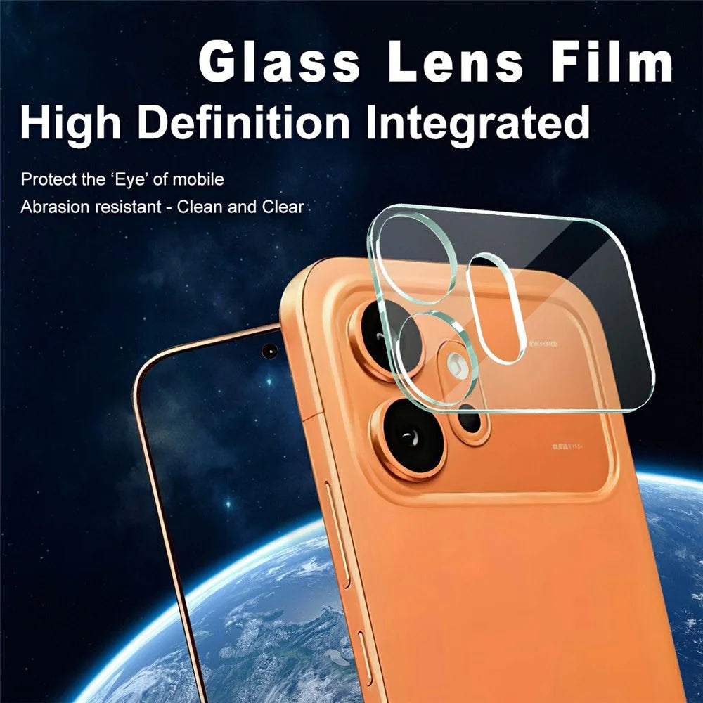 IMAK For Honor 600 5G Tempered Glass Full Cover Camera Lens Protector + Acrylic Lens Cap - Transparent - 2