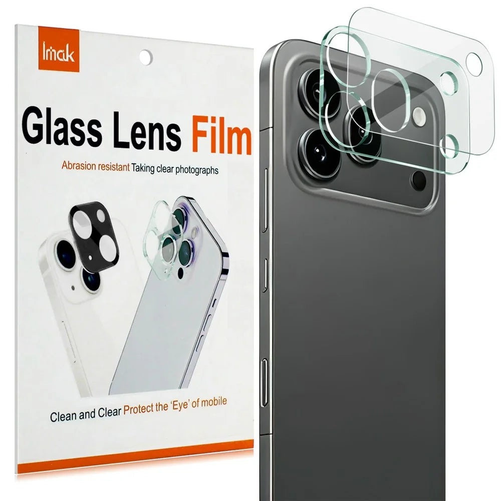 IMAK For Honor 600 Pro 5G Tempered Glass Full Cover Camera Lens Protector + Acrylic Lens Cap - Transparent - 1