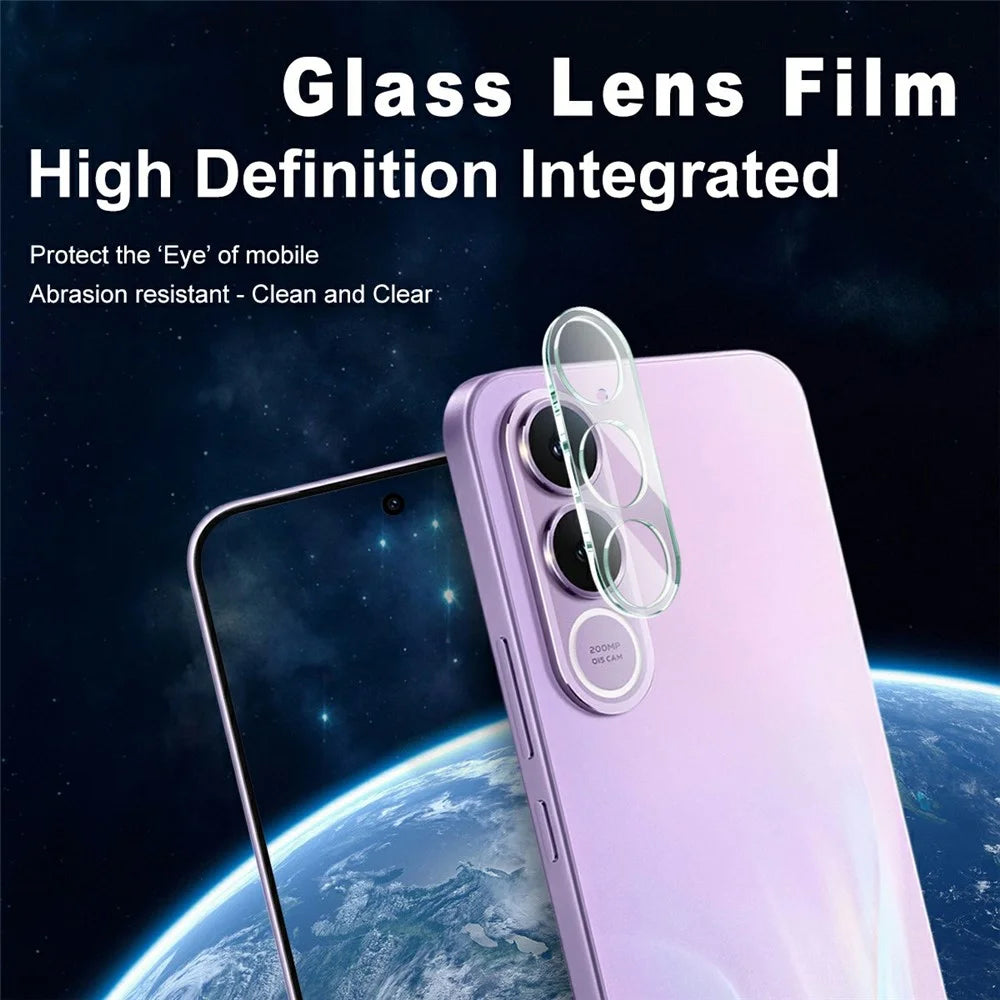 IMAK For vivo V70 FE 5G Tempered Glass Full Cover Camera Lens Protector + Acrylic Lens Cap - Transparent - 2