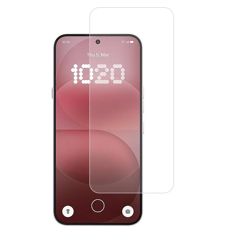 For Nothing Phone (4a) Pro Screen Protector 2.5D High Aluminium-Silicon Glass Film Electroplated Coating (Not Complete Covering) - Transparent - 1