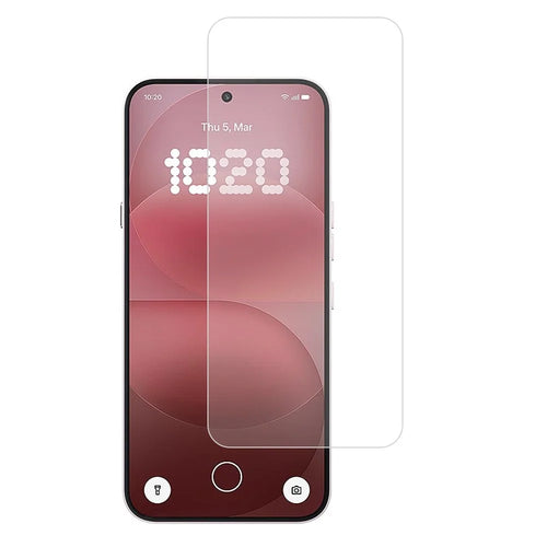 For Nothing Phone (4a) Pro Screen Protector 2.5D High Aluminium-Silicon Glass Film Electroplated Coating (Not Complete Covering) - Transparent - 1
