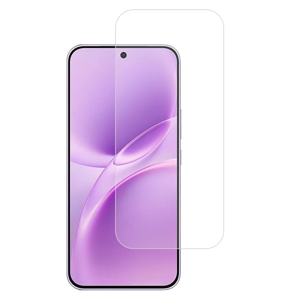 For vivo V70 FE 5G Screen Protector 2.5D High Aluminium-Silicon Glass Film Electroplated Coating (Not Complete Covering) - Transparent - 1